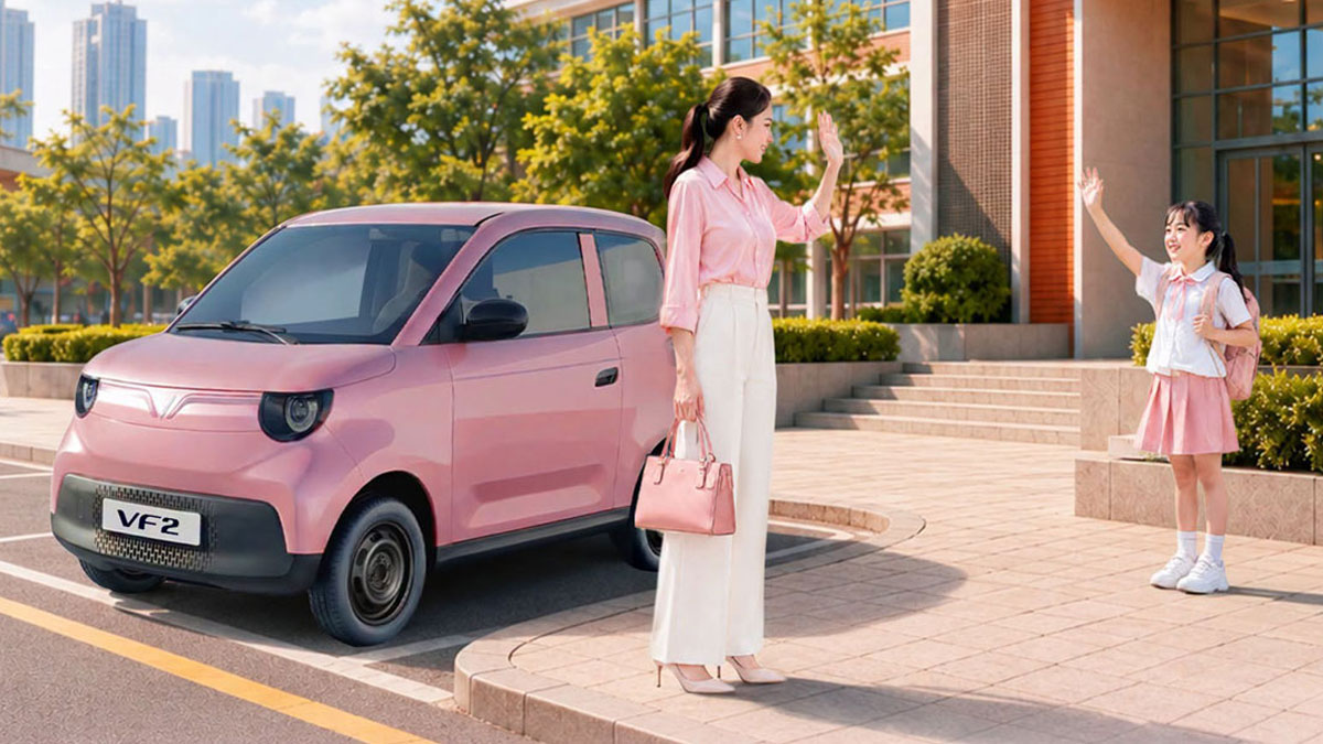 VinFast VF 2 màu Rose Pink